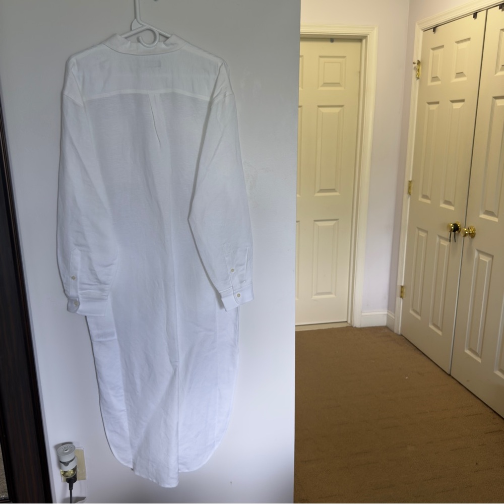 Ralph Lauren Classic White Shirt Dress - Picture 8 of 9